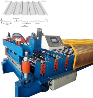 Máquina de moldeado de láminas para techos de perfiles de cajas metálicas controlada por PLC