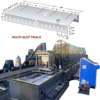 Máquina para fabricar perfilería de pista multi-ranura con montante normal y perfil de pista para Canadá