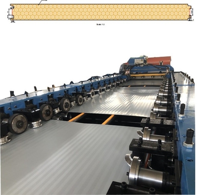 Máquina de formación de hojas de paneles de sándwich de alta precisión