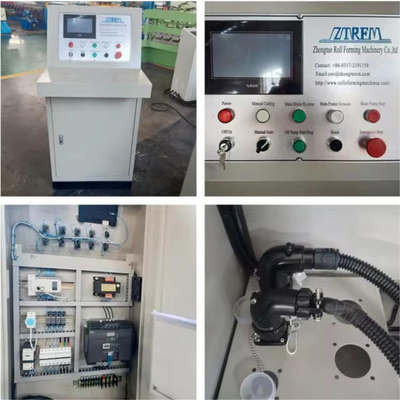 Máquina de moldeado de láminas para techos de metal corrugado de alta velocidad