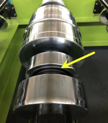 Máquina de moldeo de rodillos de techo de doble capa