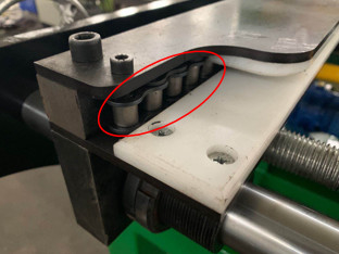 Máquina de moldeo de rodillos de techo de doble capa