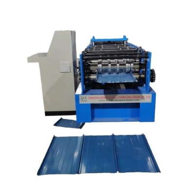Máquina de moldeado de láminas de acero para el techo de metal de costura de pie