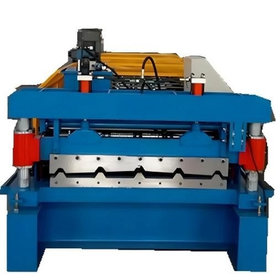 Máquina de moldeado de láminas para techos de perfiles de cajas metálicas controlada por PLC