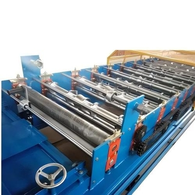 Máquina de moldeado de láminas para techos de perfiles de cajas metálicas controlada por PLC