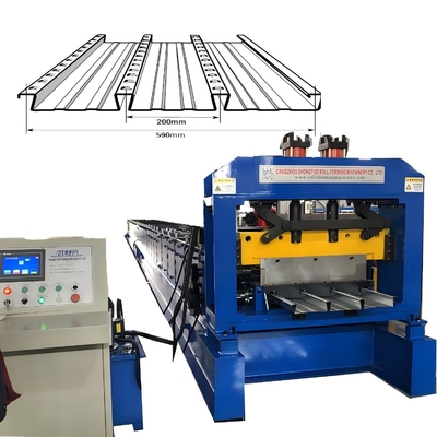 Máquina de formación de rodillos de cubierta de acero de alta velocidad