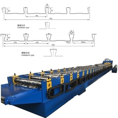 Máquina de formación de rodillos de cubierta de acero de alta velocidad