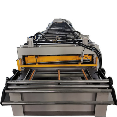 Máquina de moldeado de perfiles de paneles de acero con precutter hidráulico para la eficiencia