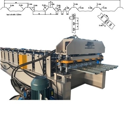 Máquina de moldeado de perfiles de paneles de acero con precutter hidráulico para la eficiencia