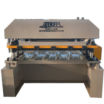Máquina de moldeado de perfiles de paneles de acero con precutter hidráulico para la eficiencia