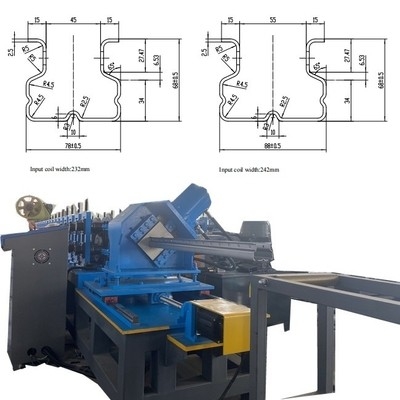 Mundo Perforación automática de estanterías y almacenamiento de estanterías máquina de formación de rollos