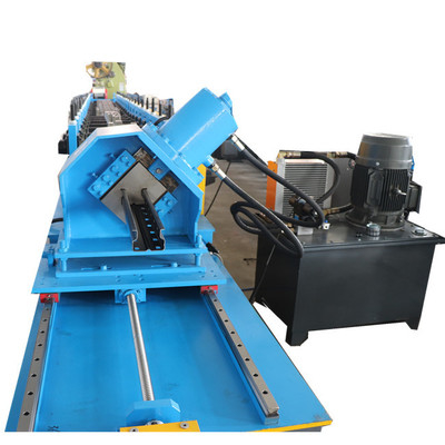 Máquina avanzada de moldeado de paneles de estantería para estantes verticales con sistemas de perforado y corte