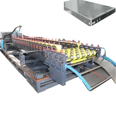 Máquina de moldeado de chapa de acero de conducción de cadena de procesamiento de flujo de desenrollamiento de corte automático