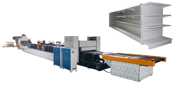 Máquina de moldeado de láminas de acero ampliamente utilizada para la industria de estanterías y estantes