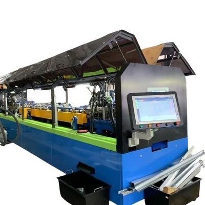 Máquina de moldeado de rodillos de chapa de acero galvanizado con marco de acero ligero para tiras de ancho aproximado de 156 mm