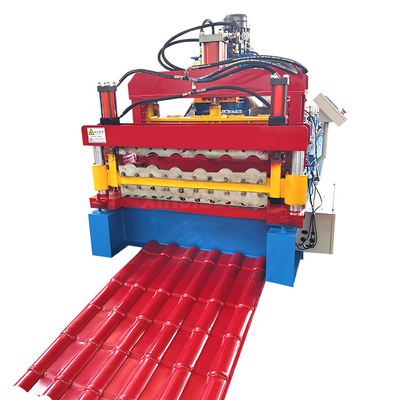 Máquina de fabricación de chapa de cubierta de tejas galvanizadas de doble capa