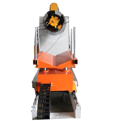 Máquina de descarga automática de acero resistente con estación de bomba hidráulica para línea de corte de metal
