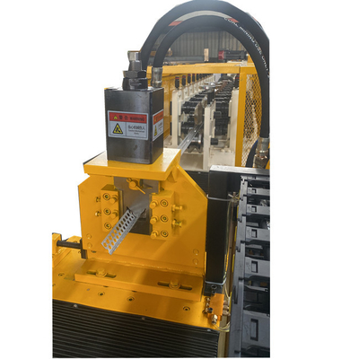 Máquina de formación de rodillos de recorte de esquinas metálicas de alta velocidad para construcción de edificios con perfiles y dimensiones personalizables
