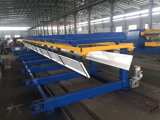 6m/8m/10m/12m longitud línea de corte de metal máquina de apilamiento automático para el transporte de almacén