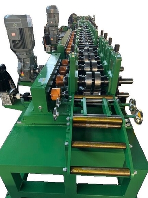 Máquina de moldeado de rodillos de paredes secas de metal de calibre ligero y de pista para techo de acero de forma C