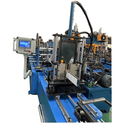 Máquina laminadora de perfiles de tubos deflectores de aluminio para la fabricación de tiras decorativas para techos