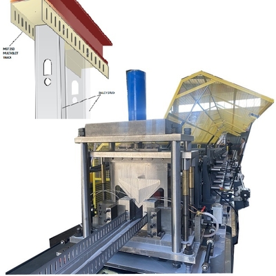 Máquina para fabricar perfilería de pista multi-ranura con montante normal y perfil de pista para Canadá