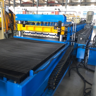 Máquina de moldeado de láminas para techos de metal IBR (45 m/min)