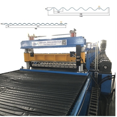 Máquina de Conformado de Rodillos para Chapa Corrugada de Techo Metálico