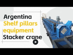 Sistema de estantería de perfiles de soporte de trabajo pesado de acero con bastidor vertical